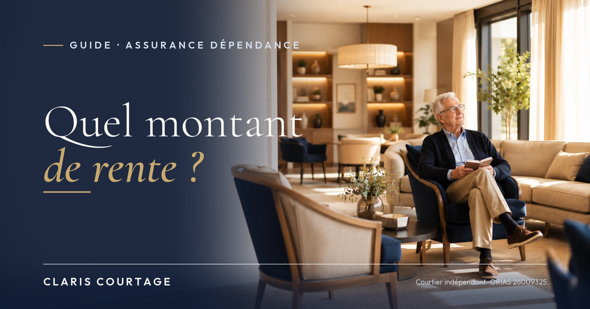 Quel montant de rente dépendance prévoir — Claris Courtage