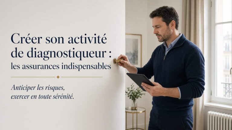 Créer son activité de diagnostiqueur immobilier — les assurances indispensables
