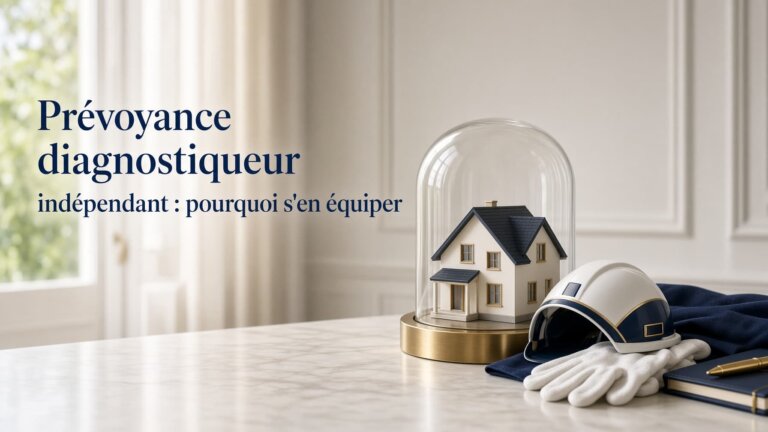 Prévoyance pour diagnostiqueur immobilier indépendant — protéger ses revenus